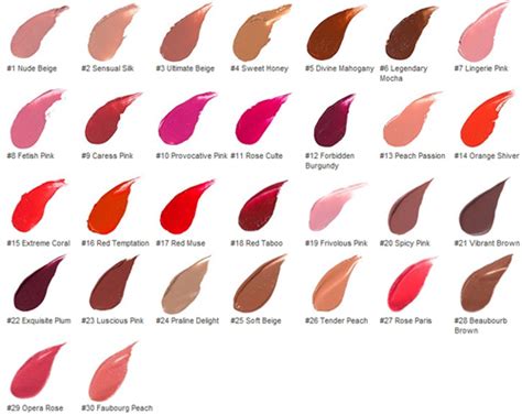 ysl liptint|ysl lip gloss chart.